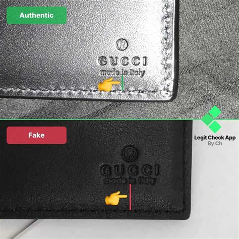 how to tell fake gucci wallet|gucci authentic wallet.